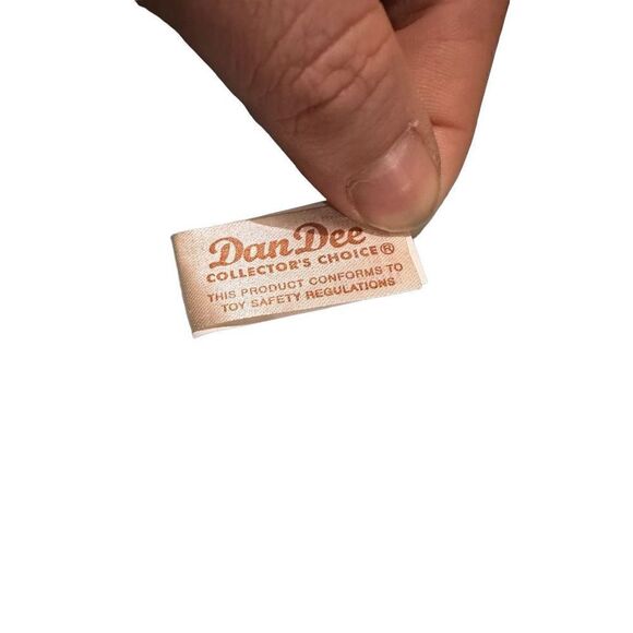 Vintage Dan Dee Dandee Plush Basket Flower with Smiley Face Blue Purple New - Picture 10 of 12